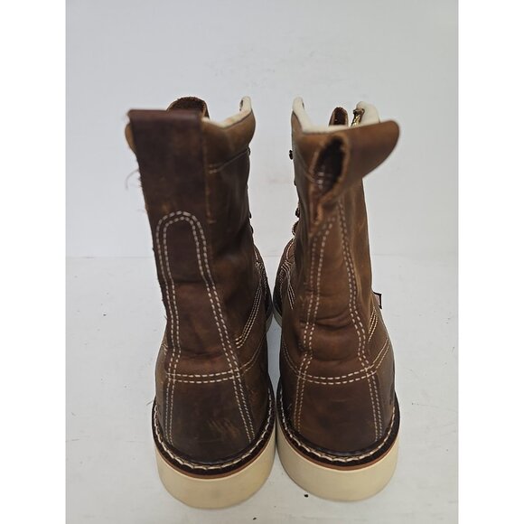 Thorogood Men's 8 " Steel Toe Work Boot (U.S.A.) 804-4378 Brown Size 10.5D - Picture 3 of 8